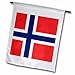 3dRose FL_158399_1 Flagge Norwegen-Norwegisch Rot Blau Weiß Skandinavisch Nordisch Kreuz Scandinavien Welt Land Garten Flagge 30,5 x 45,7 cm