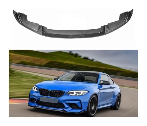 Diffuseur voiture avant BMW F87 M2 aspect carbone géométrie précise