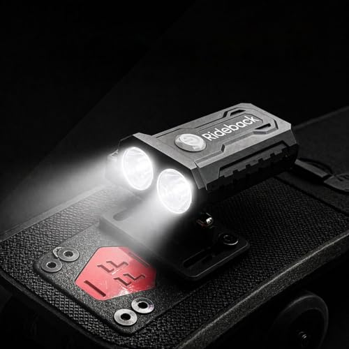 Skateboard Lights - Dual Beam Light with Quick-Release Mount 100 FT Visibility USB Rechargeable Designed for Night Riding LED Light for Helmet Skateboard Bikes Scooters (Headlight)