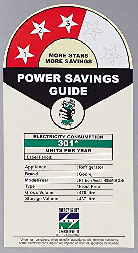 Godrej 470 L 3 Star ( 2019 ) Frost free Double Door Refrigerator (R T EON VESTA 485MDI3.4, Platinum amazinggiftidea-com