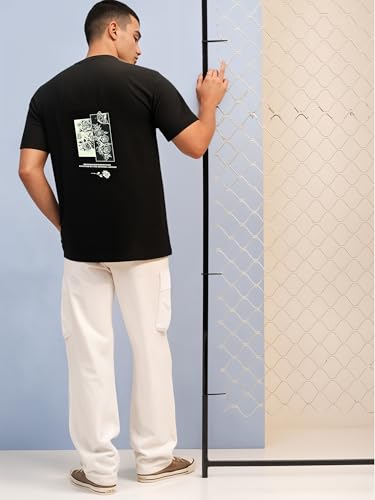 Image of Mack Jonney Oversized | Loose Fit | Half Sleeves 100% Cotton Round Neck Printed T-Shirt for Men-MACK208