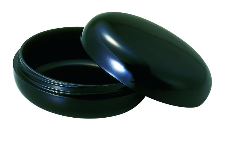 Black Resin Incense Holder with Lid