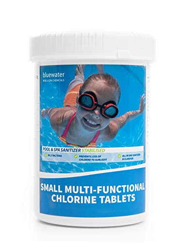Bluewater Small 50 x 20g Multifunctional Chlorine Tablets - 1kg Jar