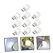 Yardenfun 10pcs USB Night Lights Led Night Lamp Soft Glow Portable Led Desk Lamp Auto Off Home Hotel Restaurant Car Bedroom