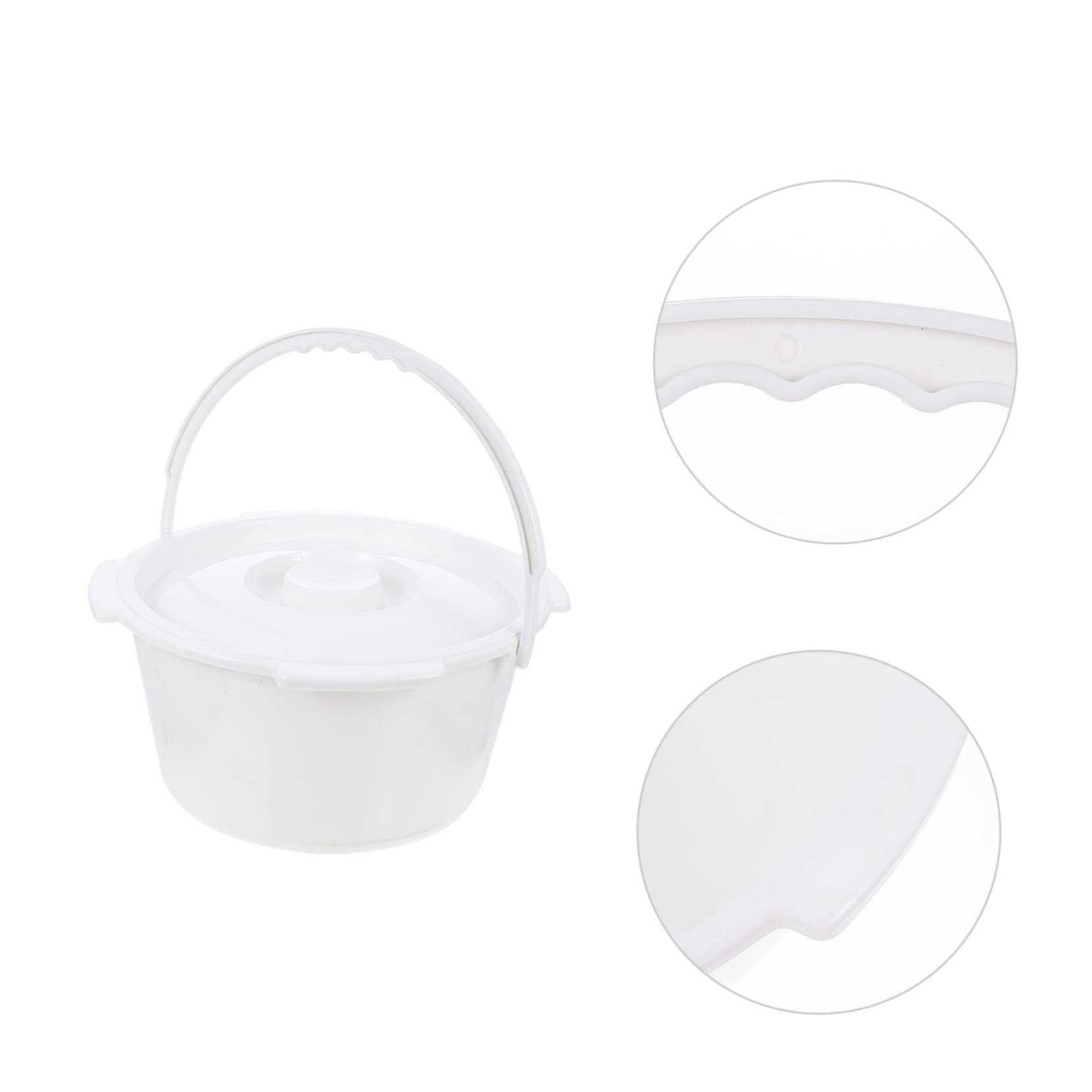 TOVINANNA Elderly Commode Chair Thickened Urinal Pot Portable Potty Chair Non-Slip Design