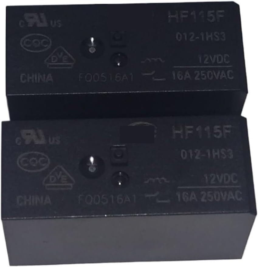 Composant relais HF115F-012-1HS3 12V 16A JQX-115F-012-1HS3 pour circuit imprimé 6 broches