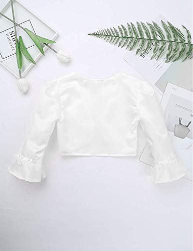 Image of PINK WINGS Girls Satin Shrug