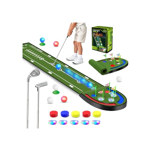 VATOS Glow-in-the-Dark Putting Mat