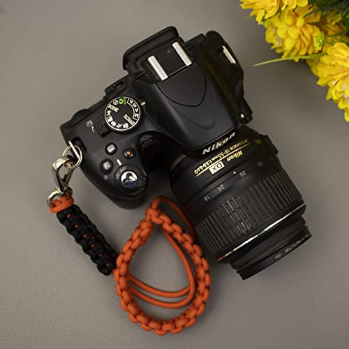 Image of Paracord Wrist | Camera Strap for Robust Hand Grip To Hold All DSLR Camera | Heavy gear | Binocular -Alloy camera strap