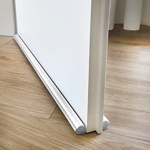 Meisterfaktur tochtwering voor deuren - Voor alle deuren - Ideale deur tochtwering voor een effectieve afdichting tegen tocht, geluid & kou (6 stuks (wit)) - Image 7