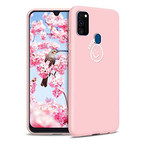 Yoedge Case For Samsung Galaxy M30s Silicone Back Cover Pink