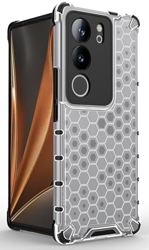 Image of Glasgow Back Case Cover Designed for [ Vivo V29 Pro 5G / V29 5G ] (Stylish Look | Shock Proof) - Transparent