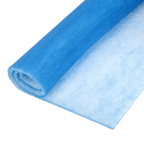 PATIKIL Filtro Para Rejilla De Aire 39" X 39", Filtro Para Rejillas De Piso Cortable A Medida Reutilizable Lavable Para Aire Acondicionado Sistema HVAC Registros De Techo Rejillas, Azul