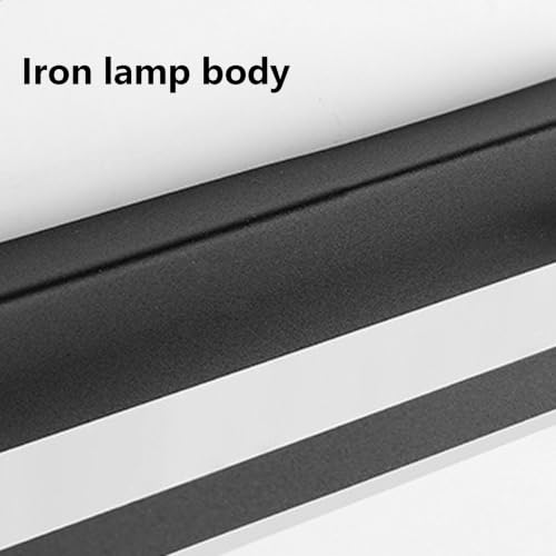 Apliques de pared LED modernos color plata con luz cálida de 40cm para baño e interior 2