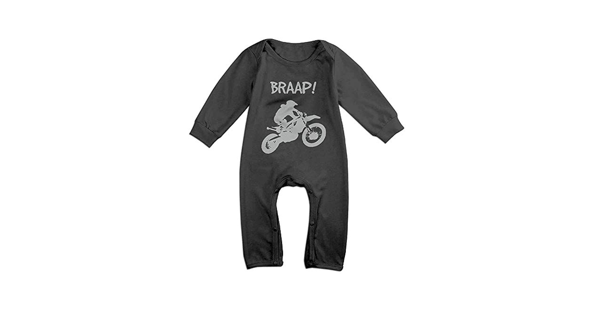 ロンパース・カバーオール houseonthehillbaby bodysuit (size80) Amazon.com: Dirt Bike - Long Sleeve Baby Bodysuit Unisex