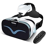 Canbor VR Headset with Controller Remote, Virtual Reality Headset 3D VR Goggles Glasses Compatible with 4.0-6.3 Inches Apples iPhone Samsung Sony More Android Phones