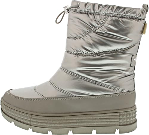 Tamaris Damen Warmfutter Stiefel Vegan; CHAMPAGNE, EU 37