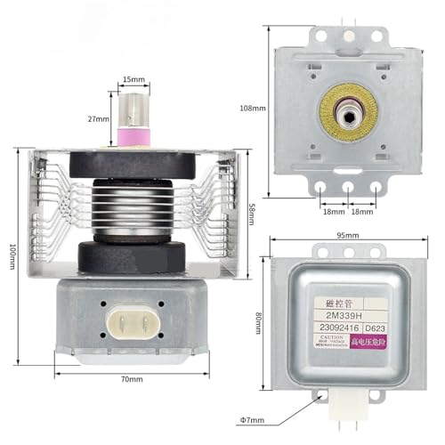 Magnetrón refrigerado por aire 2M339H para microondas miniatura 2