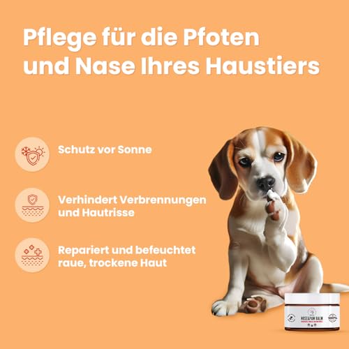 Pets Pfoten- und Nasenbalsam für Hunde und Katzen, 75 ml