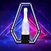 Bokknppo LED Lighted Liquor Bottle Display Shelf Ace of Spades Champagne Bottle Presenter with Remote Control Color Adjustable Glowing Wine Bottle Sparklers for Bar Hotel Nightclub (B)