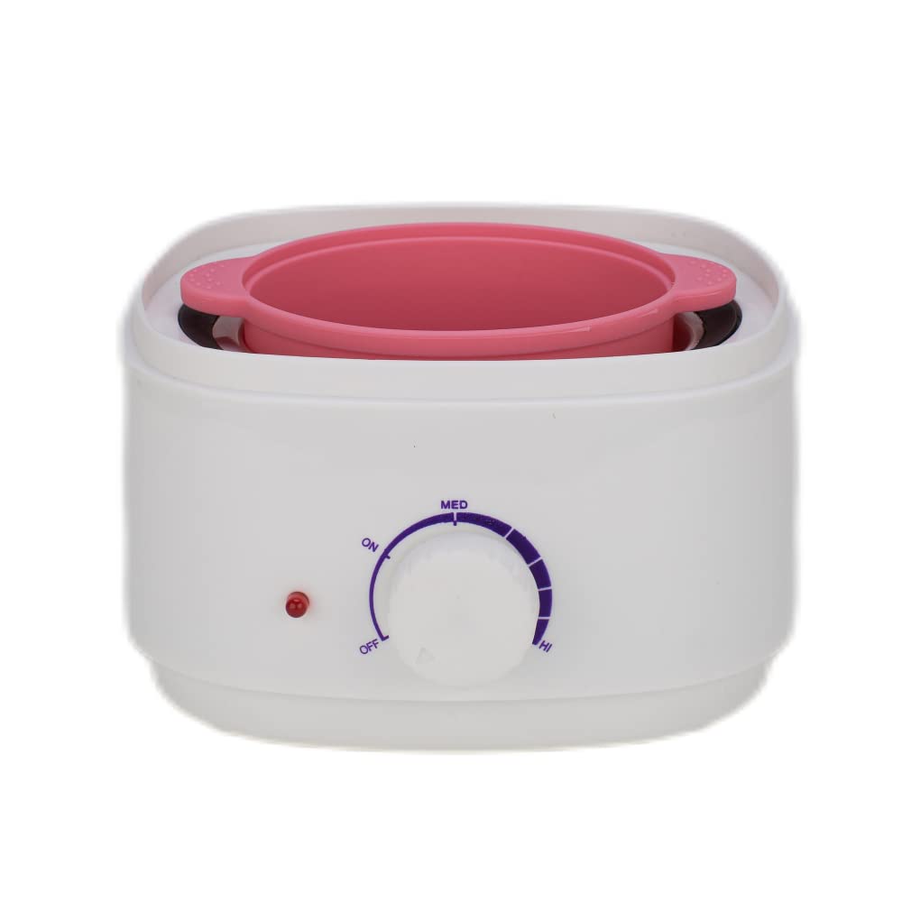Kit per ceretta Set di cera adatto per pelli sensibili, riscaldatore di cera dura per la depilazione elettrico di fascia alta, set di riscaldatori per cera digitale adatto per viso, corpo, braccia e