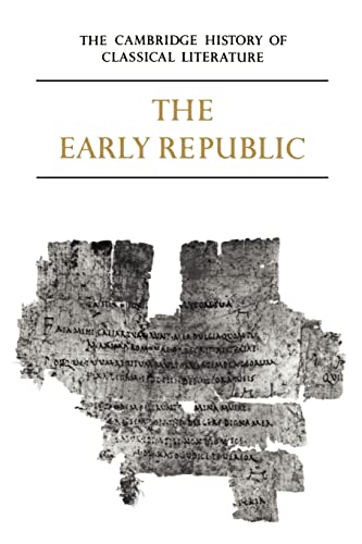 The Cambridge History Of Classical Literature: Volume 2, Latin Literature, Part 1, The Early Republic #TOP7
