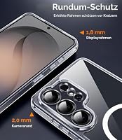 Opkiegrn Magnetisch für Samsung Galaxy S26 Ultra Hülle, Transparent – Ansicht 3