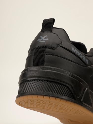 Image of WROGN Men's Black Casual Sneakers