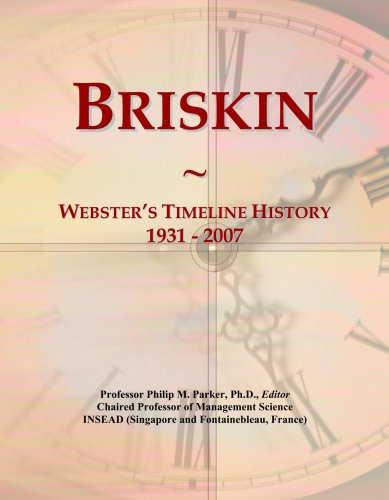 Briskin: Webster's Timeline History, 1931 - 2007