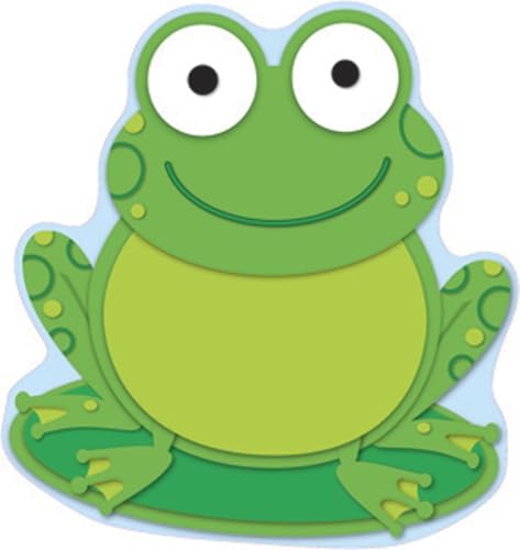 Carson Dellosa 36-Piece Happy Frog Cutouts, Colorful Cardstock Cut Outs for Bulletin Board, Posterboard, Name Tags, Party Decorations, and Classroom Decor