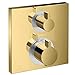 Produktbild hansgrohe Unterputz Theromstat Ecostat Square, für 2 Funktionen, Polished Gold Optic
