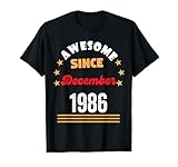 Photo Gallery dicembre 1986 compleanno impressionante dal 1986 dicembre vintage maglietta Photo Gallery dicembre 1986 compleanno impressionante dal 1986 dicembre vintage maglietta