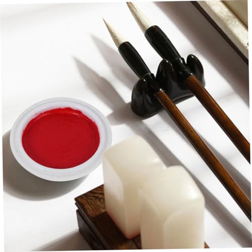 Pasta de tinta roja SHINEOFI para sellos de caligrafía que no se borran 6