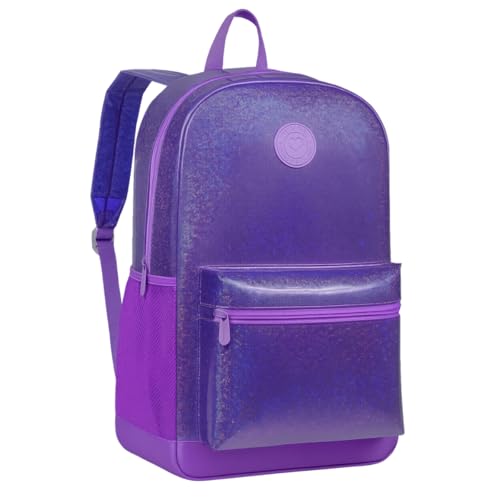 Mochila Feminina Escolar Emborrachada Reforçada Menina Casual Escola Faculdade Impermeável (Rosa)