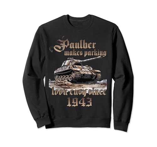 Soldados del tanque de batalla Panther T 1943 tanque pesado Sudadera