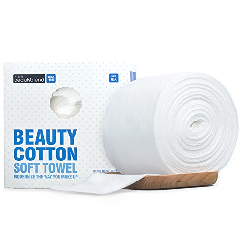 HaloVa Disposable Cleaning Face Towel, Non-woven Fabric Disposable Wipers Washcloths, Makeup Facial Soft Pads, 127 PCS