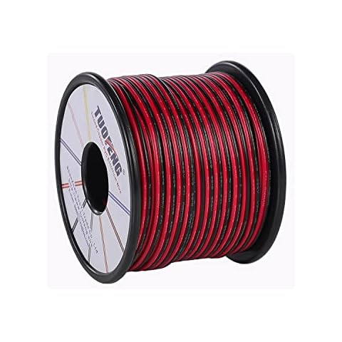 Led Wire 18 Gauge Electrical Wire 82 Feet 2 Pin Red Black Wires Extension Cable Wire Cord forLled Strips Single Color 3528 5050 Cover