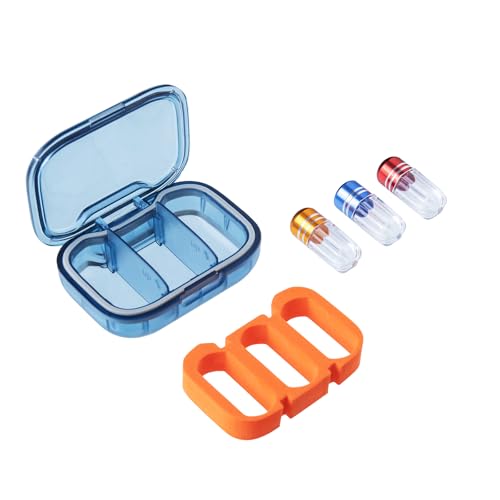 Pilulier 3 compartiments robuste au design épuré avec protection humidité maximale - 3