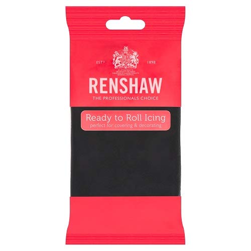 Price comparison product image Renshaw Ready To Roll Icing Jet Black 250 g (Pack of 4)