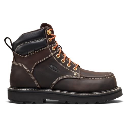 Image of KEEN Utility Men's Cincinnati 6 inch Composite Toe Waterproof 90 Degree Heel Heavy Duty Work Boots