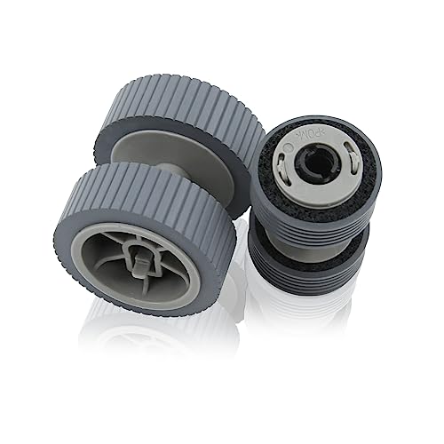 Image of 2025 Upgraded PA03540-0001 PA03540-0002 Brake Roller Pick Roller Without Shaft Scanner Part,Compatible with Fujitsu Fi-6130 Fi-6130Z Fi-6140 Fi-6140Z Fi-6230 Fi-6230Z Fi-6240 Fi-6240Z Fi-6125 Fi-6225