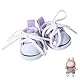 Mikovivi 2025 Süße Mini-Schuhe für Puppe, Plüschspielzeug Outfit Modische Kleidung Zubehör für 15cm & 17cm Puppe (Lila)