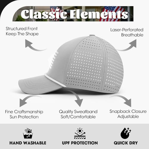 Image of Mens Oversize XL XXL American Flag Trucker Hat, 250 Anniversary USA Hat Waterproof Quick Dry Mesh Cap for Big Heads