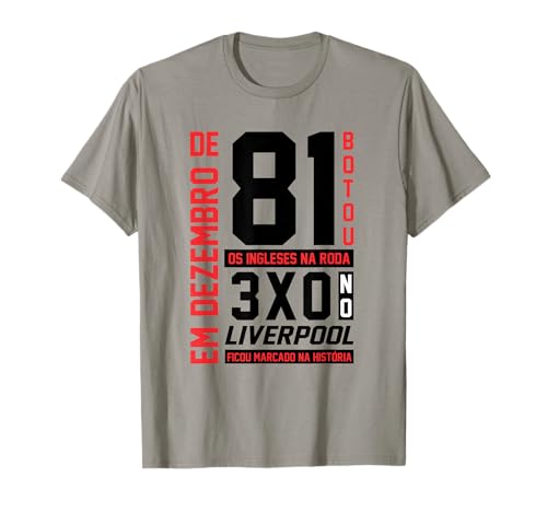 Flamengo Soccer - Camiseta Mundial - Em Dizembro de 81 Camiseta