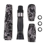 Generic Fishing Rod Handle with Secure Reel Seat for Custom Rods, as described, Camouflage