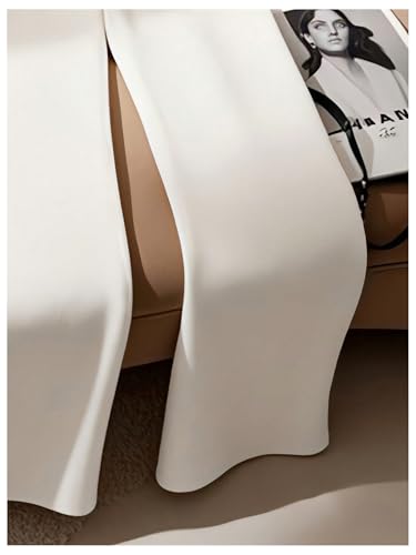 GORGLITTER Women's High Waisted Dress Pants Dressy Casual Straight Wide Leg Work Business Office Pants4