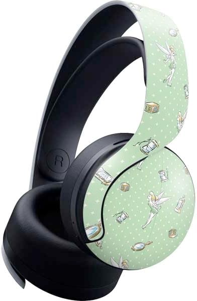 Skinit Decal Gaming Skin Compatible with Pulse 3D Wireless Headset for PS5 - Officially Licensed Disney Tinker Bell Tink Magic Pencil Art Design