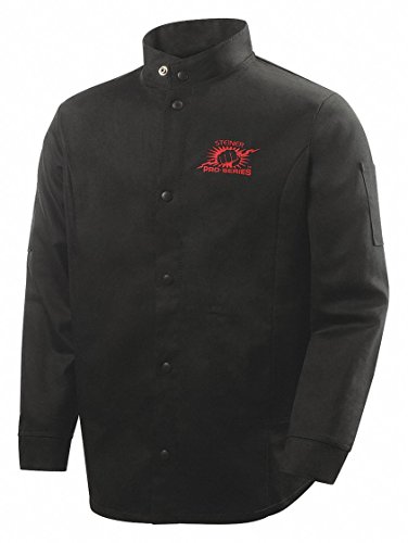 Welding Jacket, Black, Cotton, M