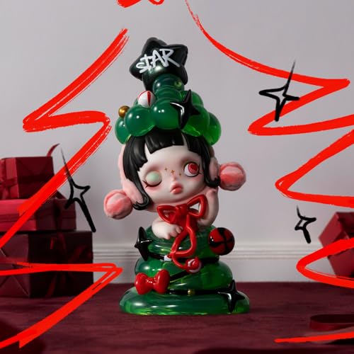 Image of POP MART SKULLPANDA Wishing Time Series Figures, 9PCs Blind Box Figures, Random Design Action Figures Collectible Toys Home Decorations, Holiday Birthday Gifts, Whole Set