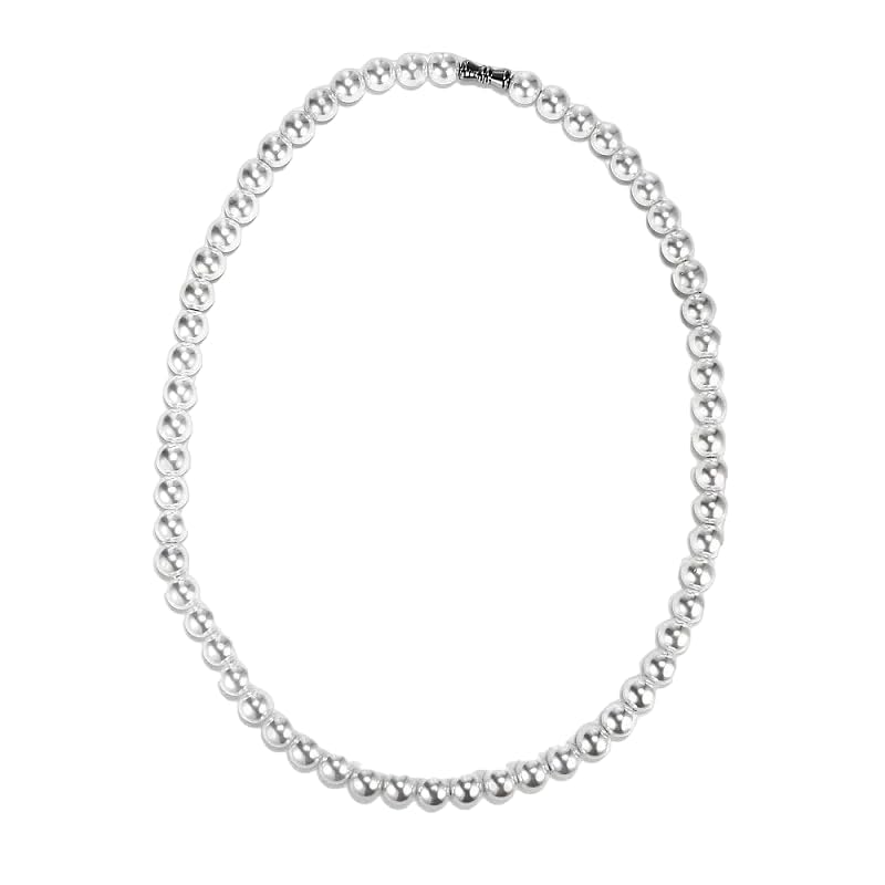 ROUND PEARL CHOKER WHITE - Necklace for Men & Boys (16 to 24 Inch) - 1Pc. (18)-image-14